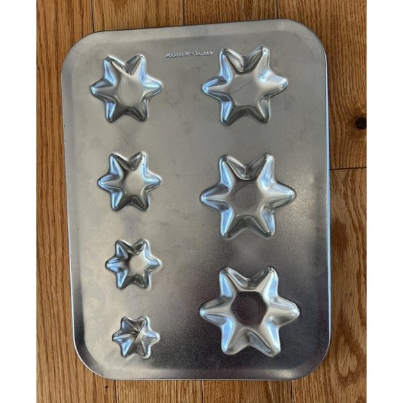 Vintage West Germany Aluminum 7 Star Cake Pan, Candy Maker - Picture 1 of 6